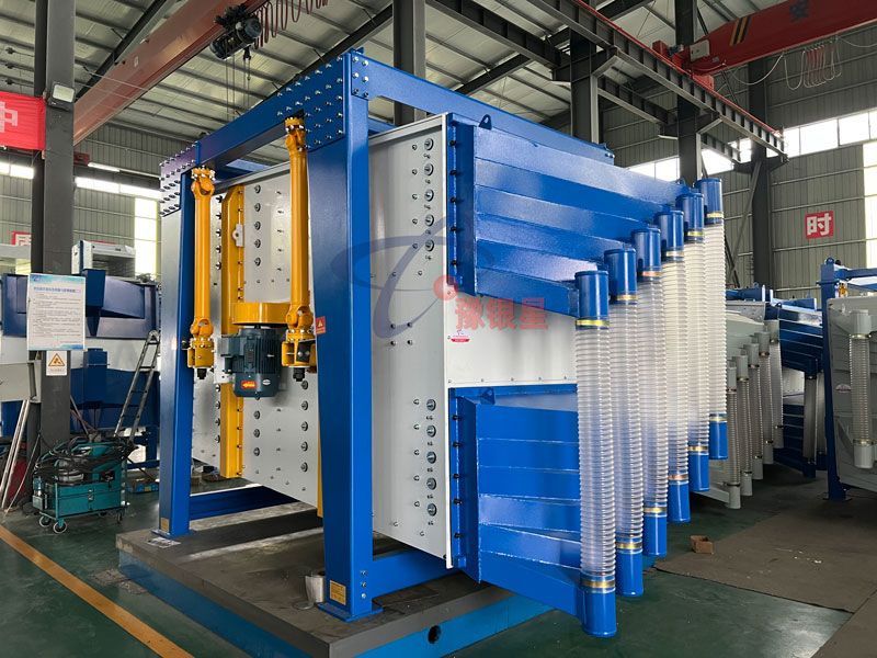 1台抵多台！银星方形摇摆筛助建材企业产能大幅跃升